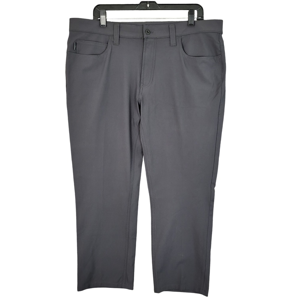 Emporio‎ Armani Mens Gray Slim Fit Stretch Travel Golf Tech Pants Size 38